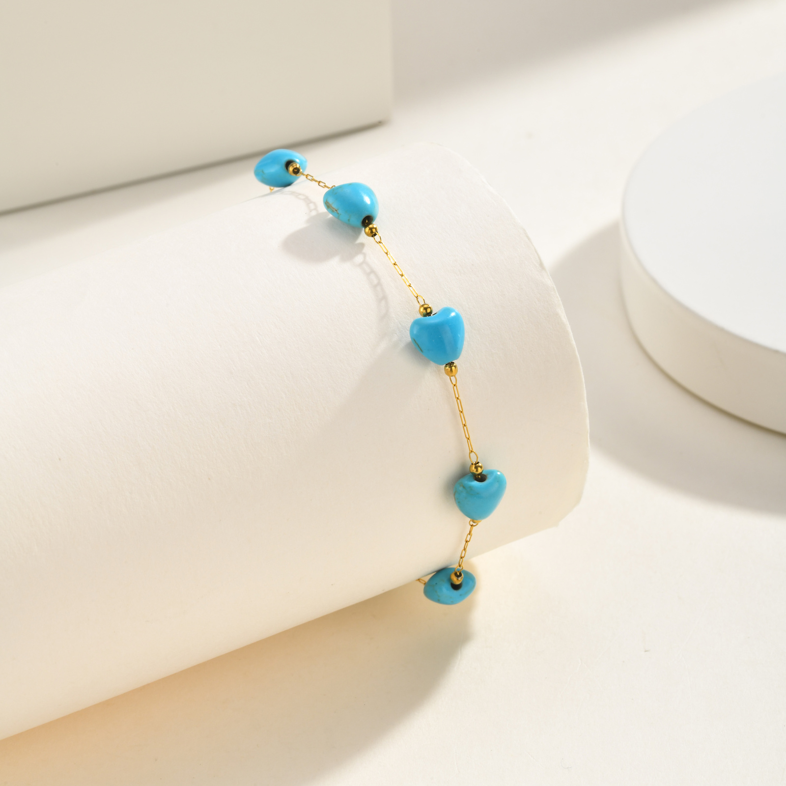 Turquoise Heart Anklet, Women' - Jc Jewelry & Watches Photos 评论和价格